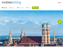 Tablet Screenshot of mobilebilling.com